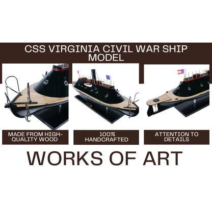 CSS VIRGINIA War Ship Model