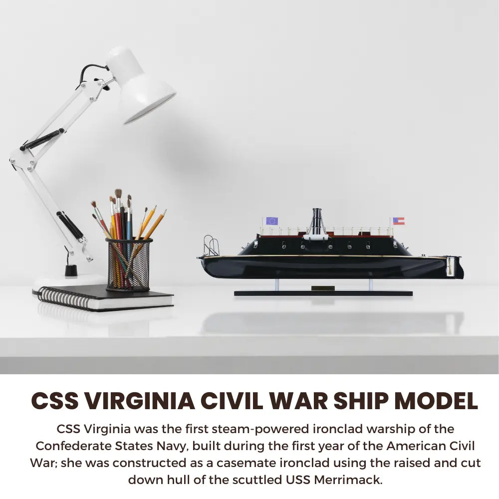 CSS VIRGINIA Savaş Gemisi Modeli – Captain Heritage