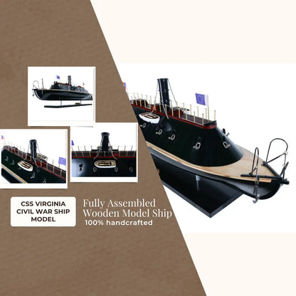 CSS VIRGINIA War Ship Model