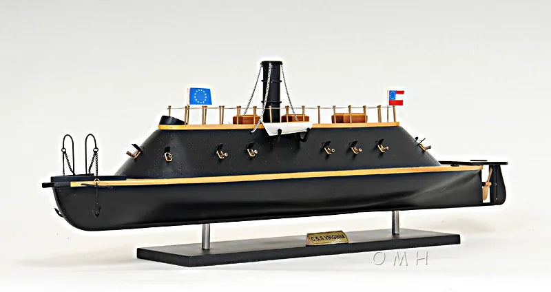 CSS Virginia with Display Case