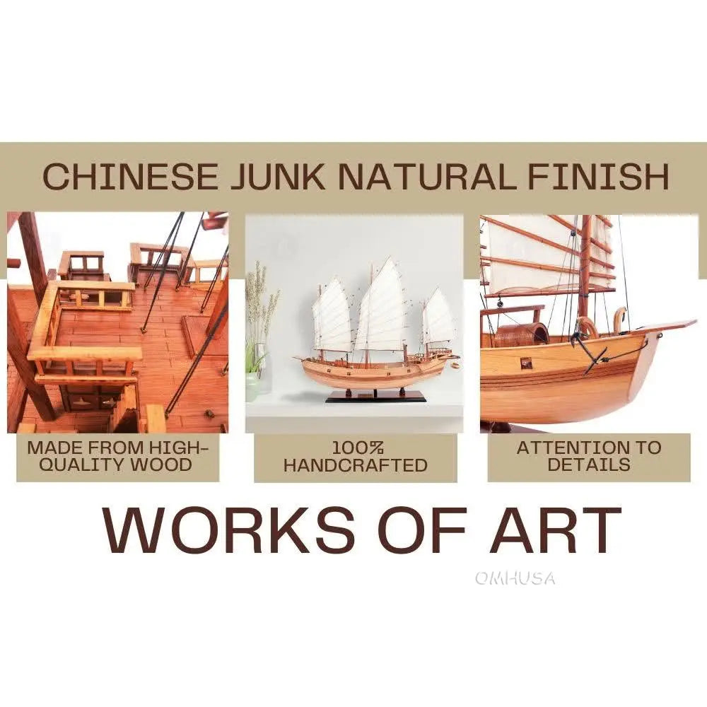 Chinese Junk Natural Finish