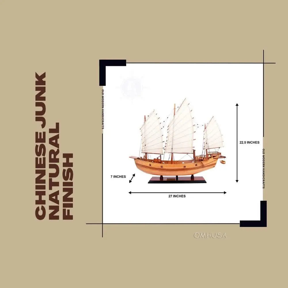 Chinese Junk Natural Finish
