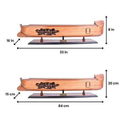 Genesis Noah’s Ark Boat Model Open Hull
