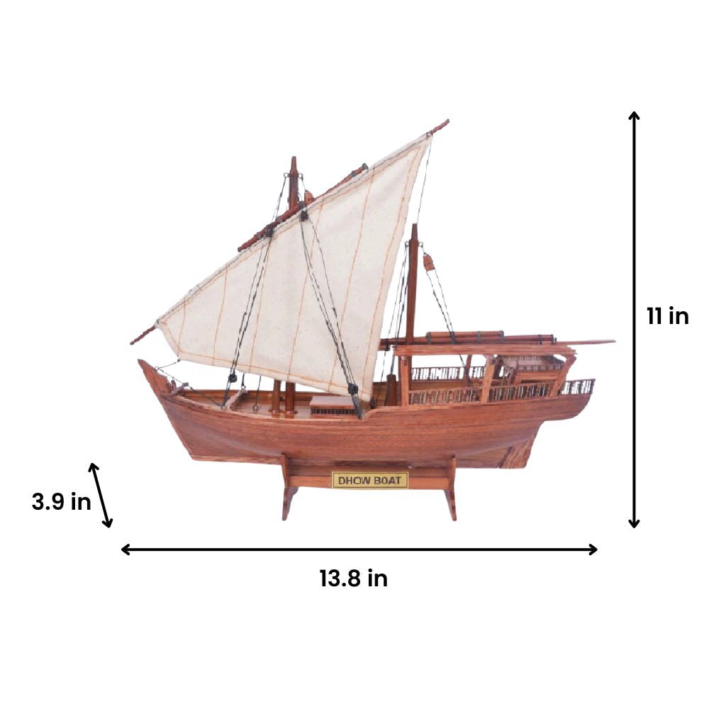 Dhow 12 Inches L Ship Model