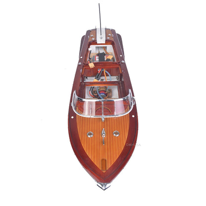 Riva Aquarama avec Moteur Brushless Télécommandé Taille Moyenne