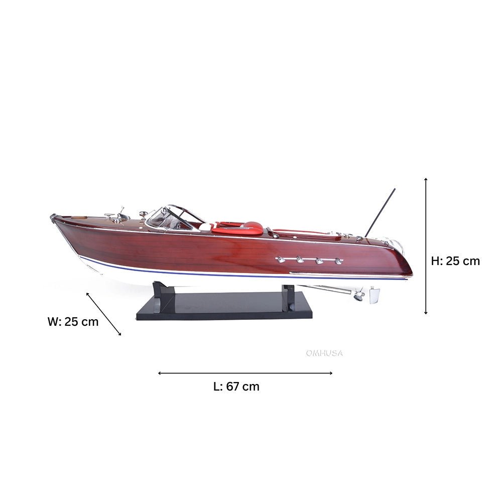 Riva Aquarama avec Moteur Brushless Télécommandé Taille Moyenne