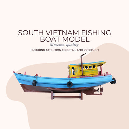 South Vietnam Fishing Boat - Refugee Boat - Tau Vuot Bien