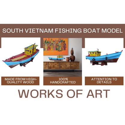 South Vietnam Fishing Boat - Refugee Boat - Tau Vuot Bien