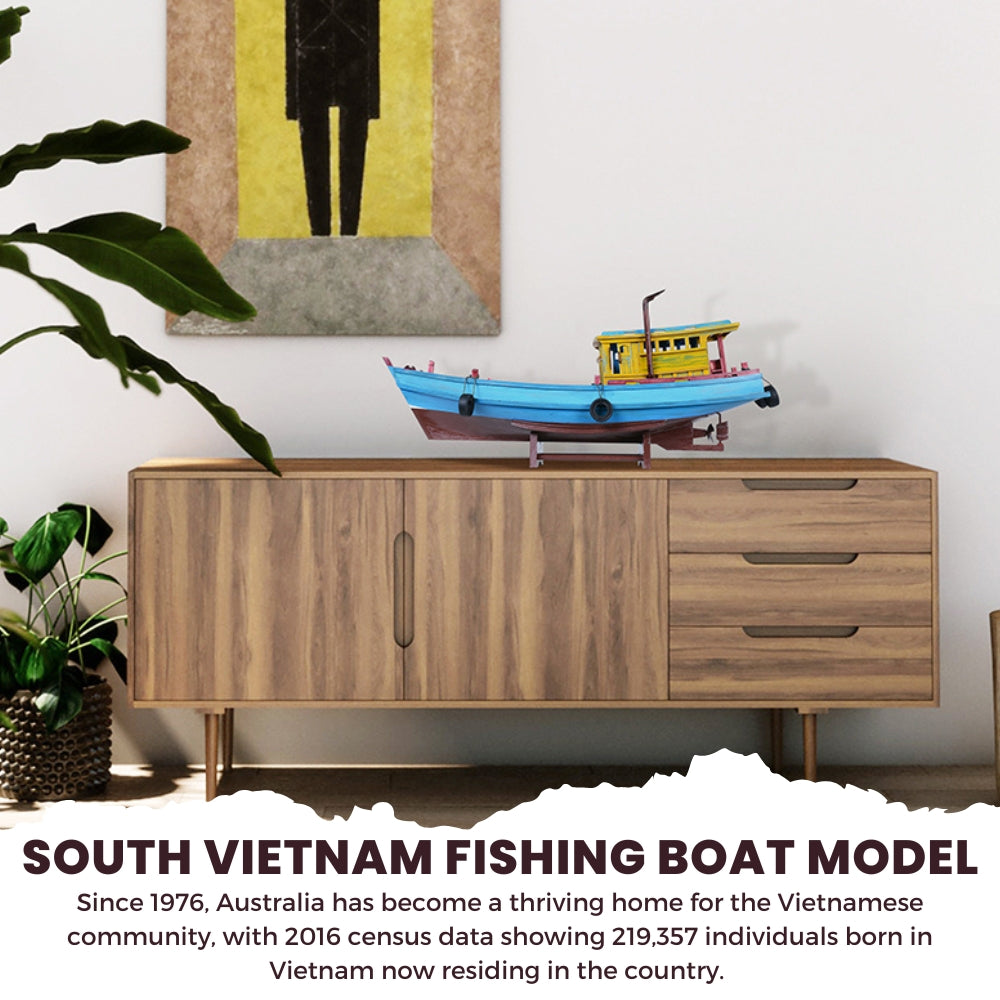 South Vietnam Fishing Boat - Refugee Boat - Tau Vuot Bien