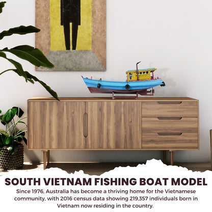 South Vietnam Fishing Boat - Refugee Boat - Tau Vuot Bien