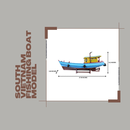 South Vietnam Fishing Boat - Refugee Boat - Tau Vuot Bien