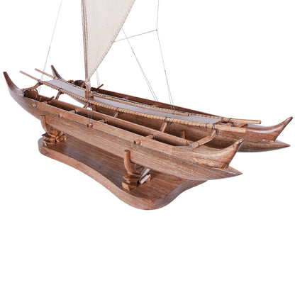 Antique Hawaiian outrigger 36-inch