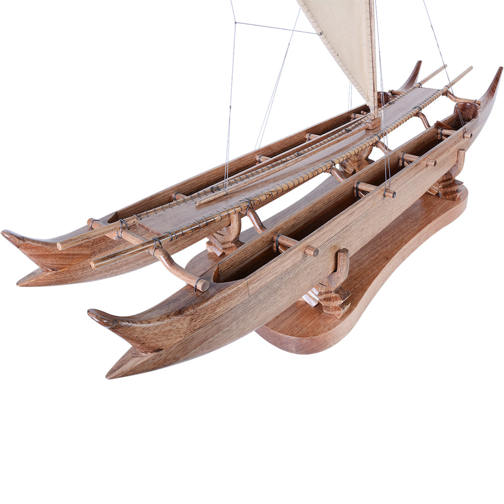 Antique Hawaiian outrigger 36-inch