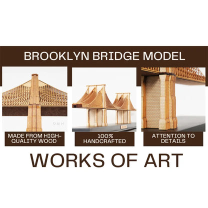 Brooklyn Bridge Wooden Model
