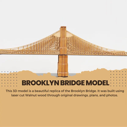 Brooklyn Bridge Wooden Model