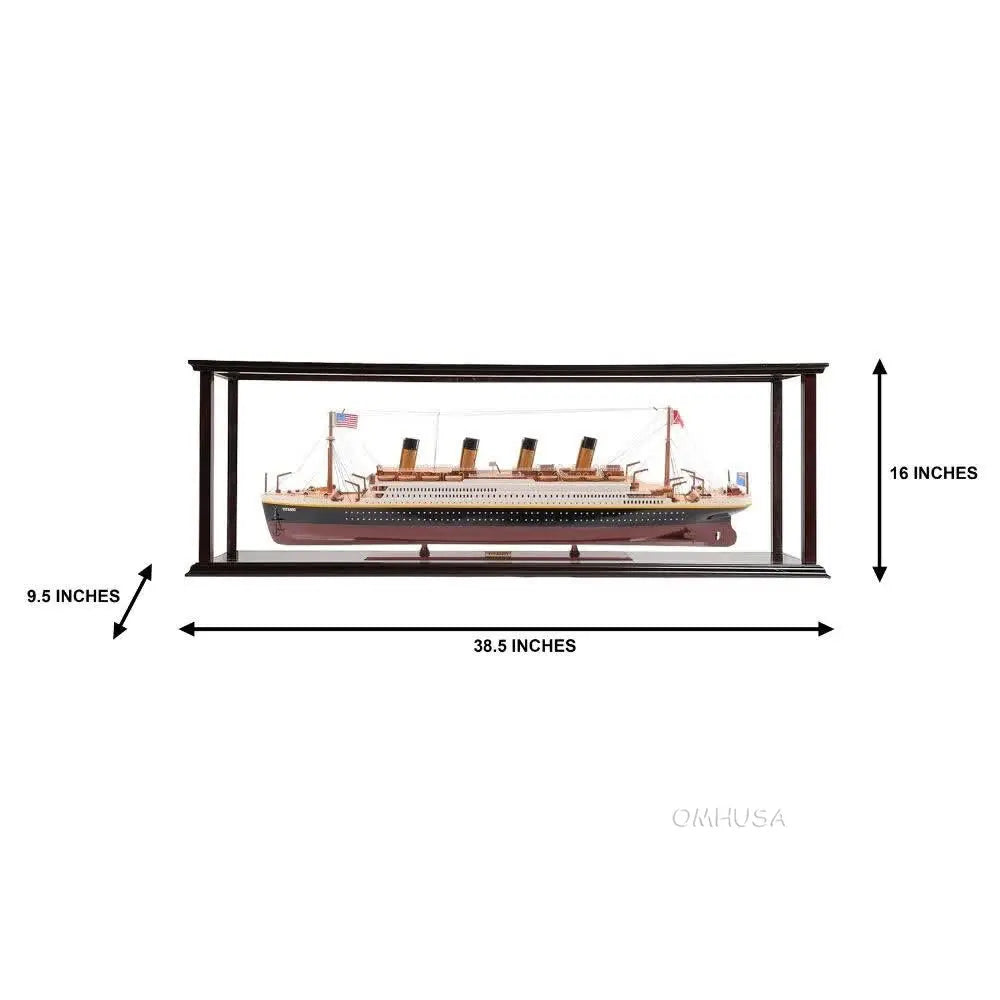 RMS Titanic Midsize with Display Case