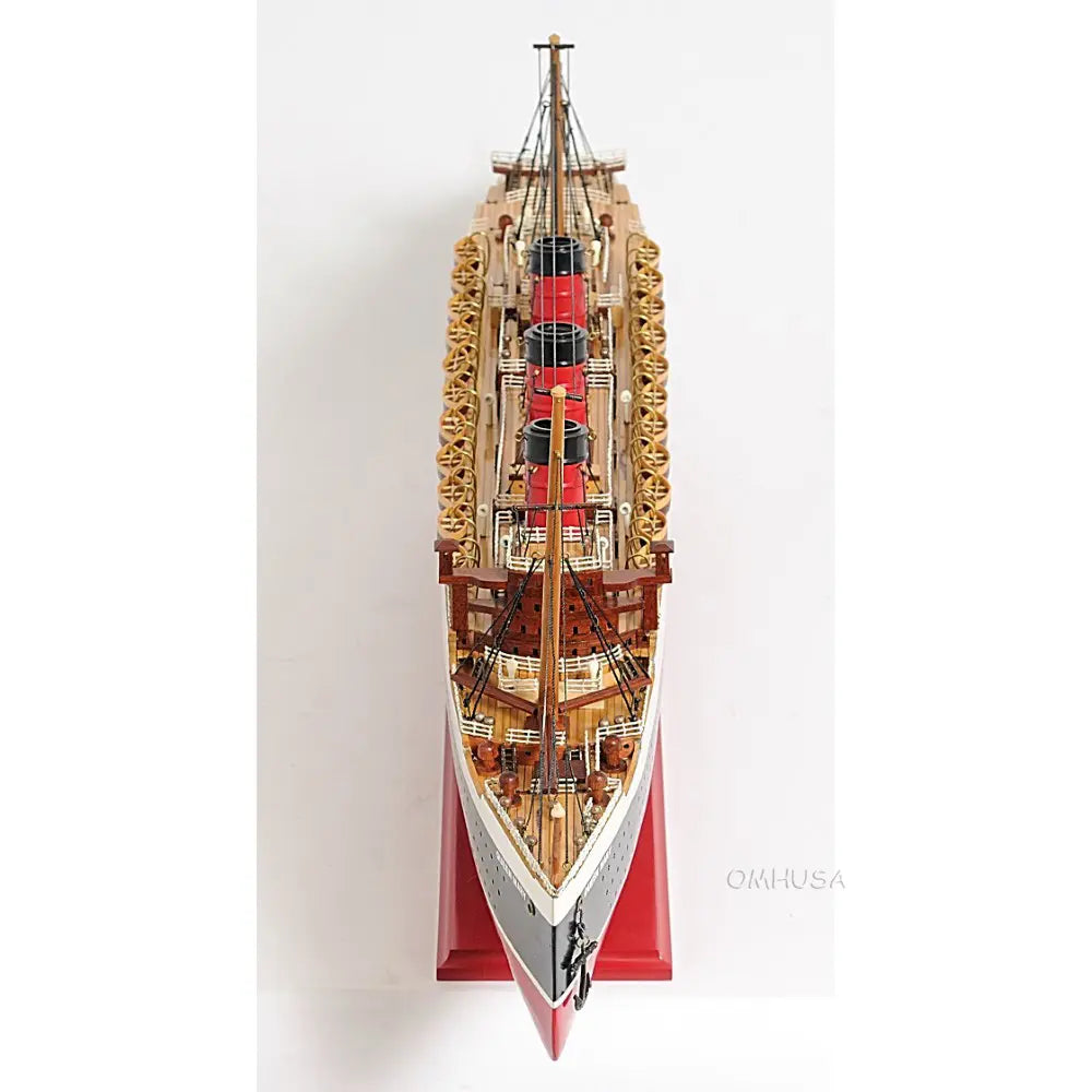Queen Mary Cruise Ship Model