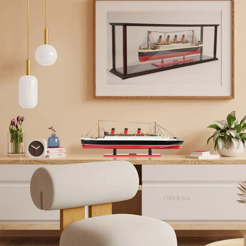 Queen Mary Cruise Ship Model