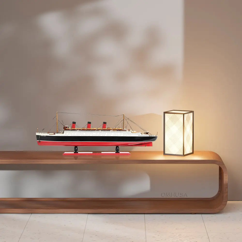 Queen Mary Cruise Ship Model