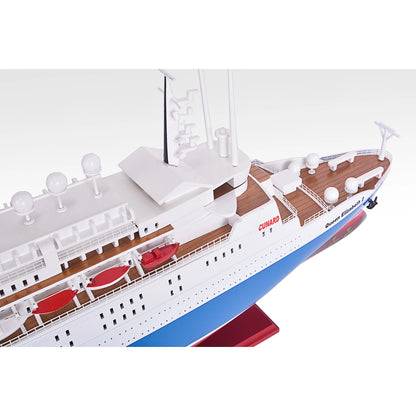 Queen Elizabeth II Painted Large Cruiseship Model