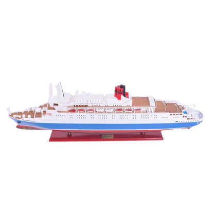 Queen Elizabeth II Painted Large Cruiseship Model