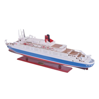 Queen Elizabeth II Painted Large Cruiseship Model