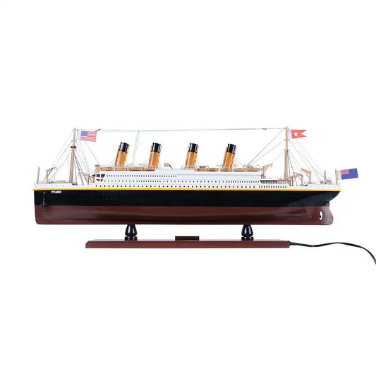 RMS Titanic with Lights Cruise Ship Model