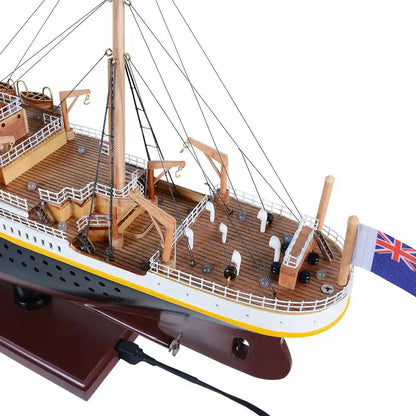 RMS Titanic with Lights Cruise Ship Model