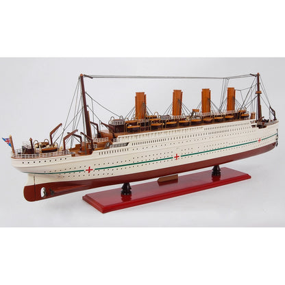 SS Britannic Painted Medium Cruiseship Model