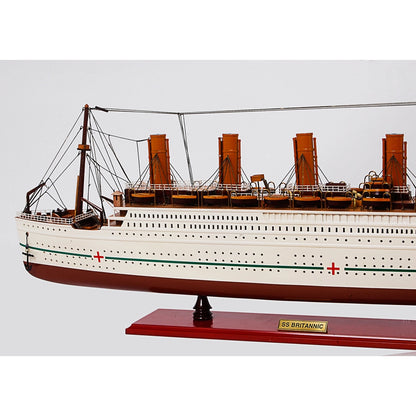 SS Britannic Painted Medium Cruiseship Model