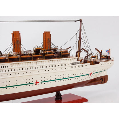 SS Britannic Painted Medium Cruiseship Model