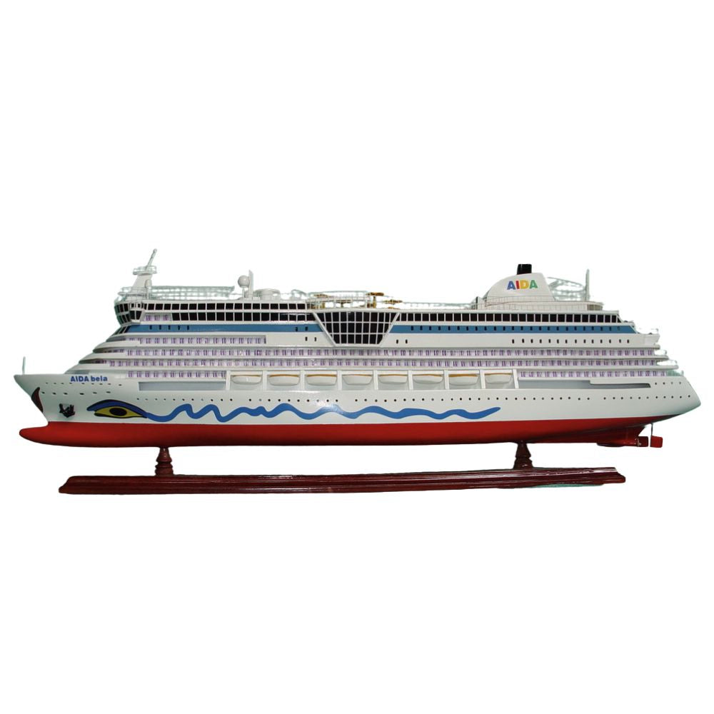 MS AIDA BELLA Painted Medium Cruiseship Model
