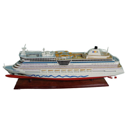 MS AIDA BELLA Painted Medium Cruiseship Model