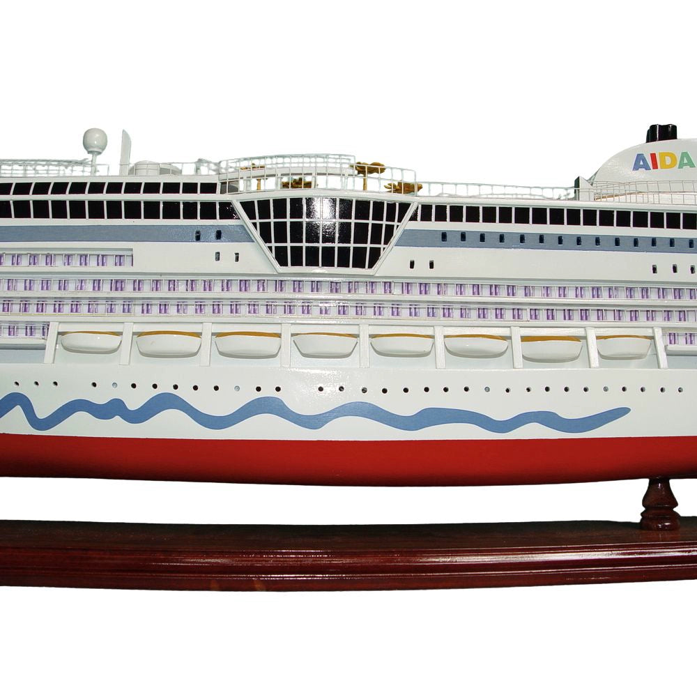 MS AIDA BELLA Painted Medium Cruiseship Model