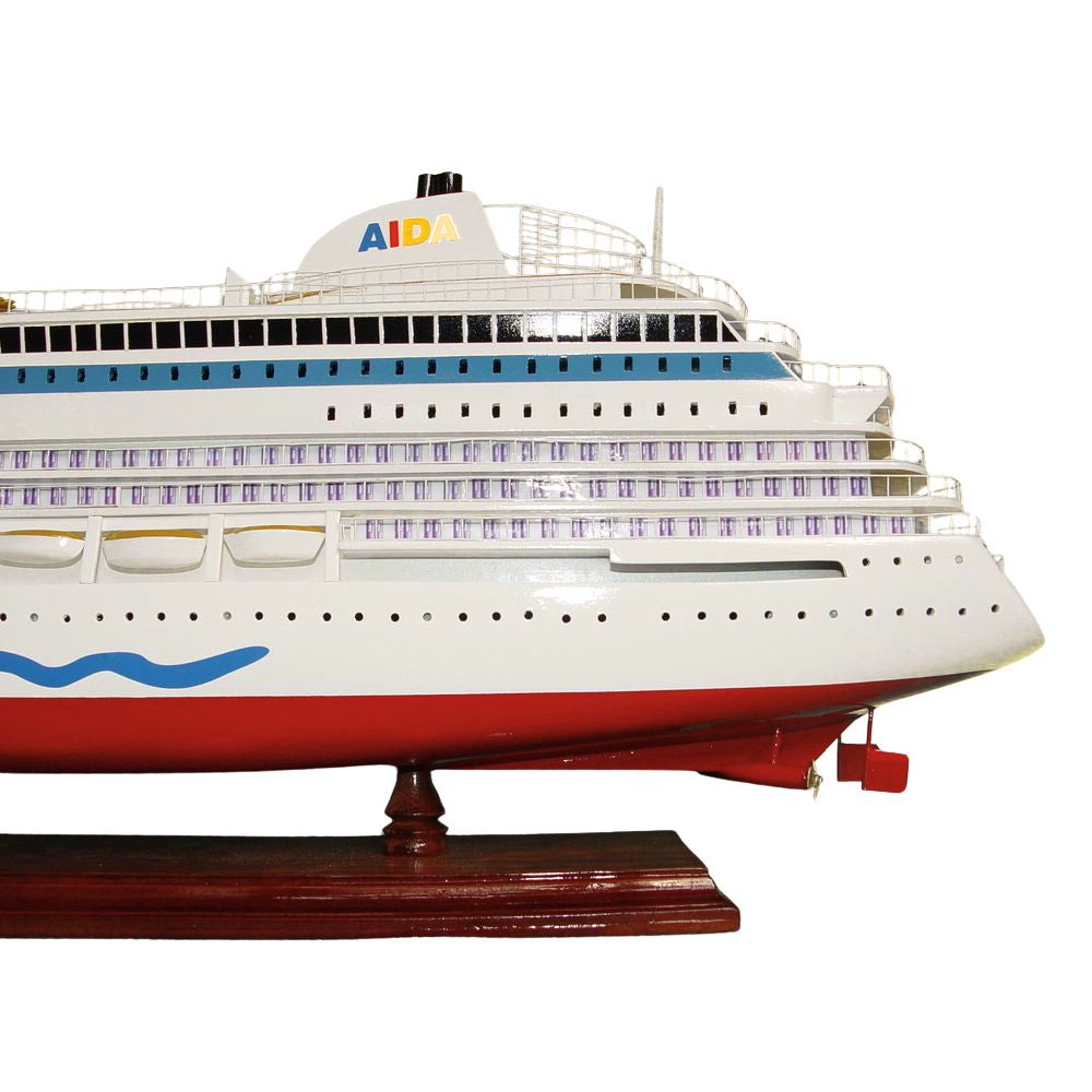MS AIDA BELLA Painted Medium Cruiseship Model