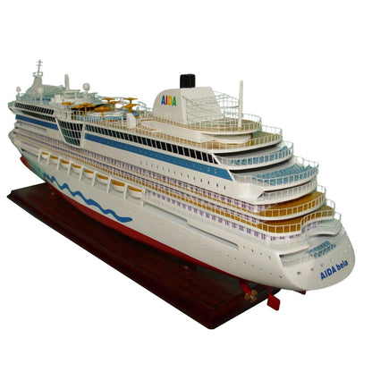 MS AIDA BELLA Painted Medium Cruiseship Model