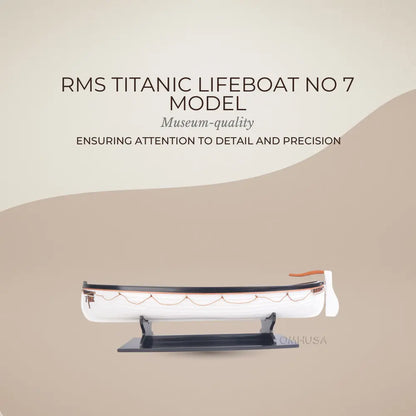 RMS Titanic Lifeboat No 7 model