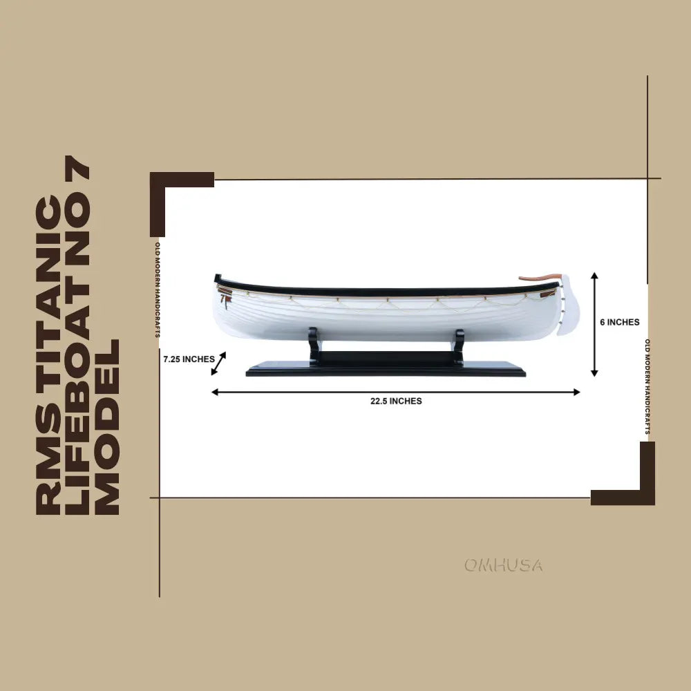 RMS Titanic Lifeboat No 7 model
