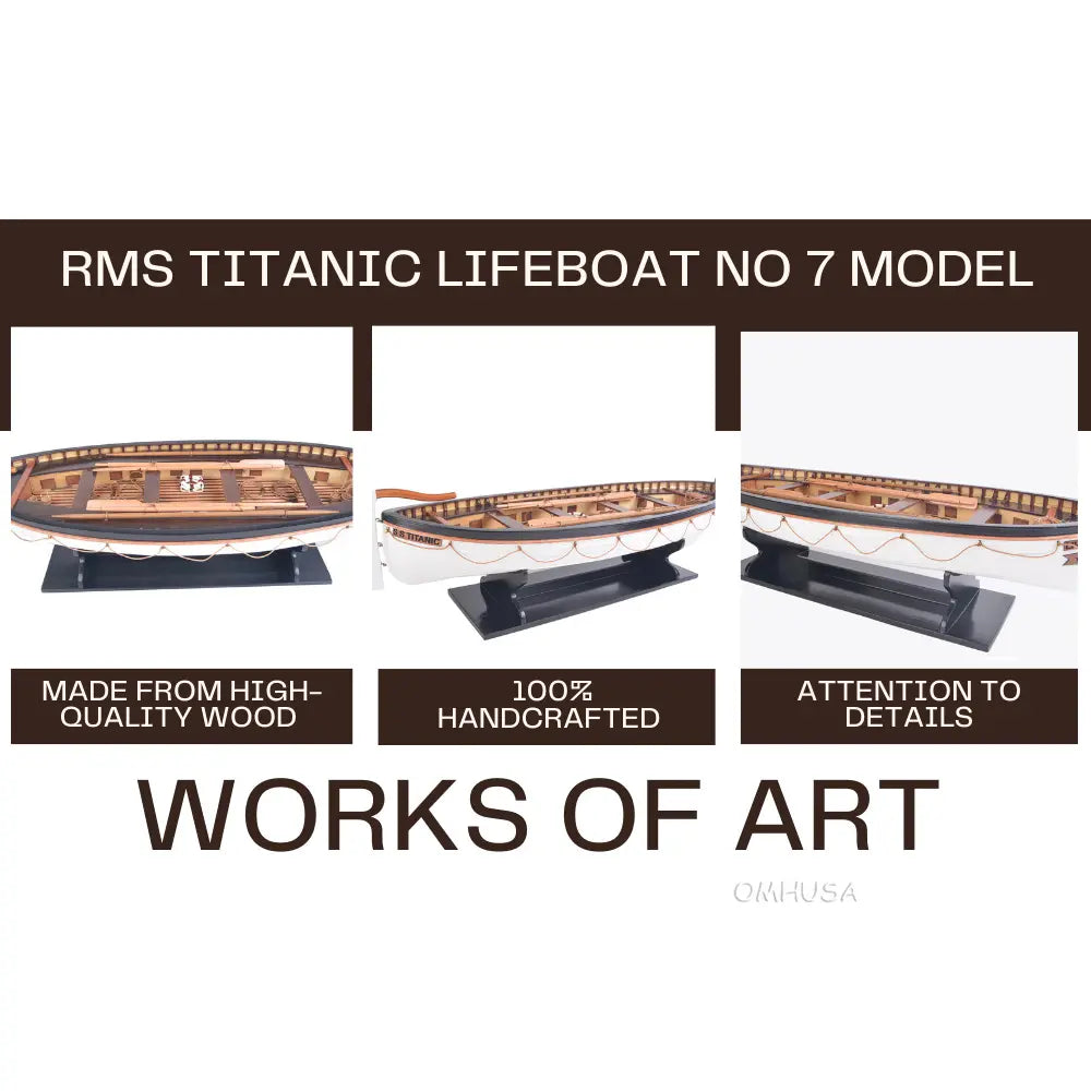 RMS Titanic Lifeboat No 7 model