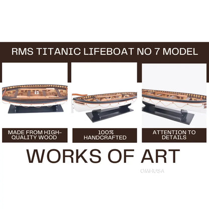 RMS Titanic Lifeboat No 7 model