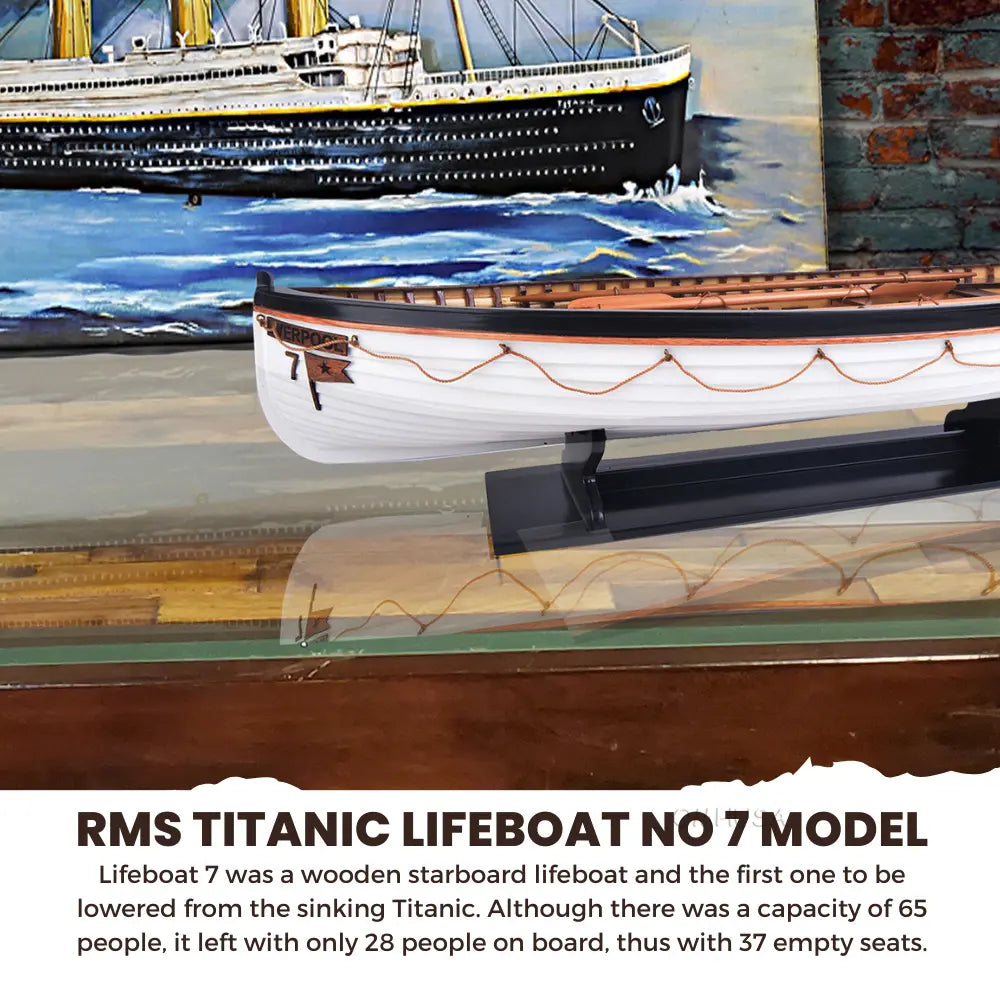 RMS Titanic Lifeboat No 7 model