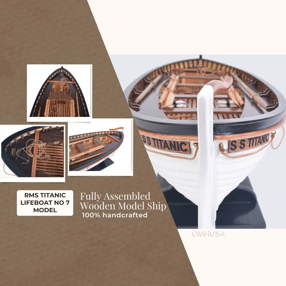 RMS Titanic Lifeboat No 7 model