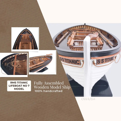 RMS Titanic Lifeboat No 7 model