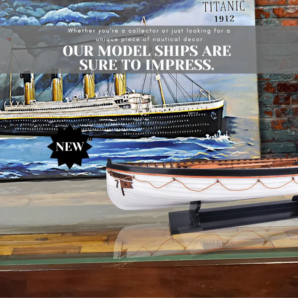 RMS Titanic Lifeboat No 7 model