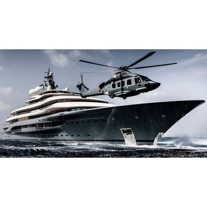 German Lurssen Flying Fox 30 Inches Ship Model