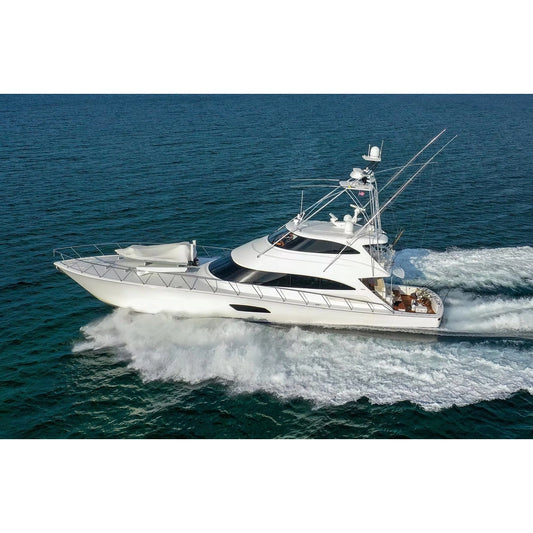 Yacht convertible américain Viking 92 - Maquette de bateau de 30 pouces