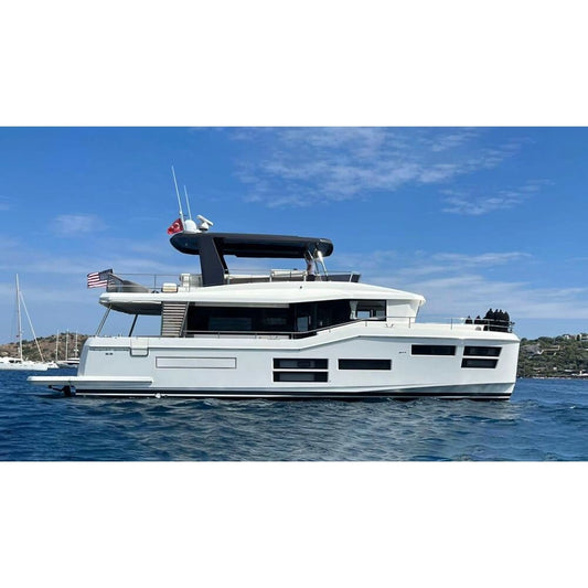 Maquette de bateau Beneteau Grand Trawler 62 (Série Trawler) de 76 cm