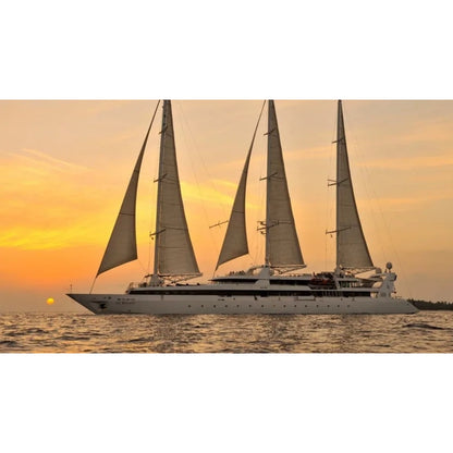 French Le Ponant (Ponant Fleet) 30 Inches Ship Model
