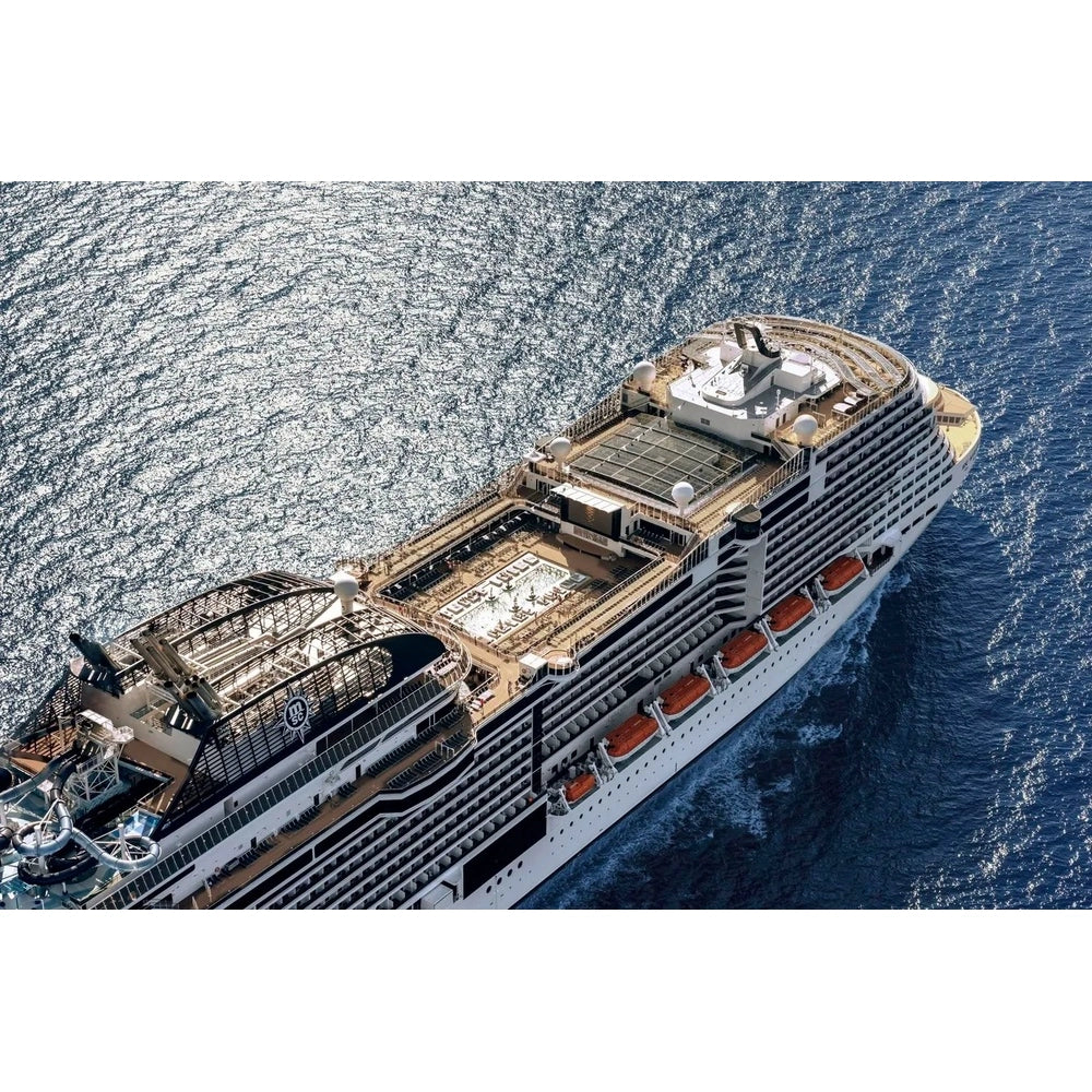 Italian MSC Meraviglia Cruise Ship 30 Inches Model
