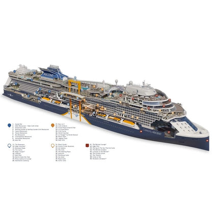 American Celebrity Ascent (Edge-Class) Cruise Ship 30 Inches Model
